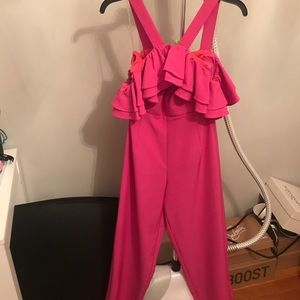 Pink jumpsuit